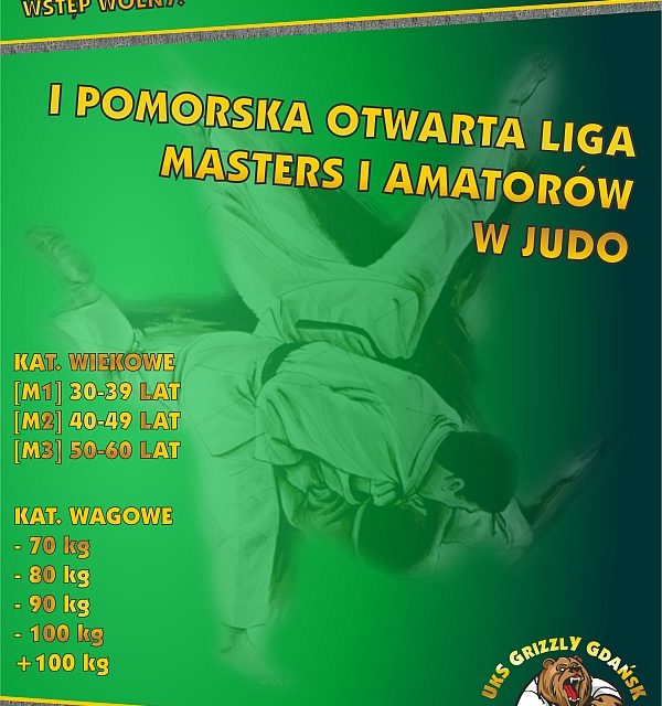 [Wyniki zawodów] I Pomorska Otwarta Liga Masters i Amatorów w Judo [26.03.2017]