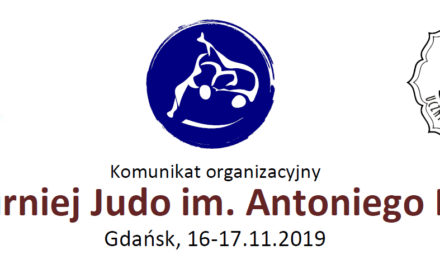 [Zawody] XXIX Turniej Judo im. Antoniego Reitera [Gdańsk, 16-17.11.2019]
