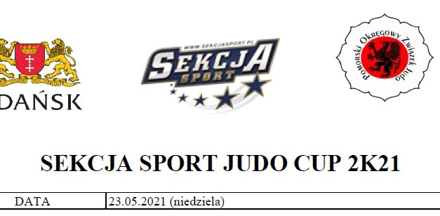 [Zawody] SEKCJA SPORT JUDO CUP 2K21 [23.05.2021]