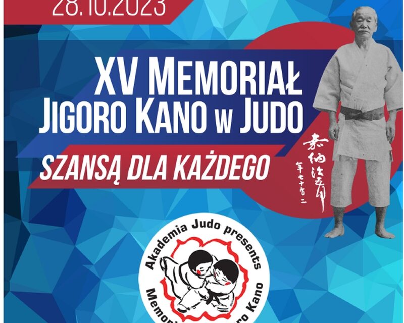 [Zawody] XV Memoriał Jigoro Kano w Judo [Poznań, 28.10.2023]
