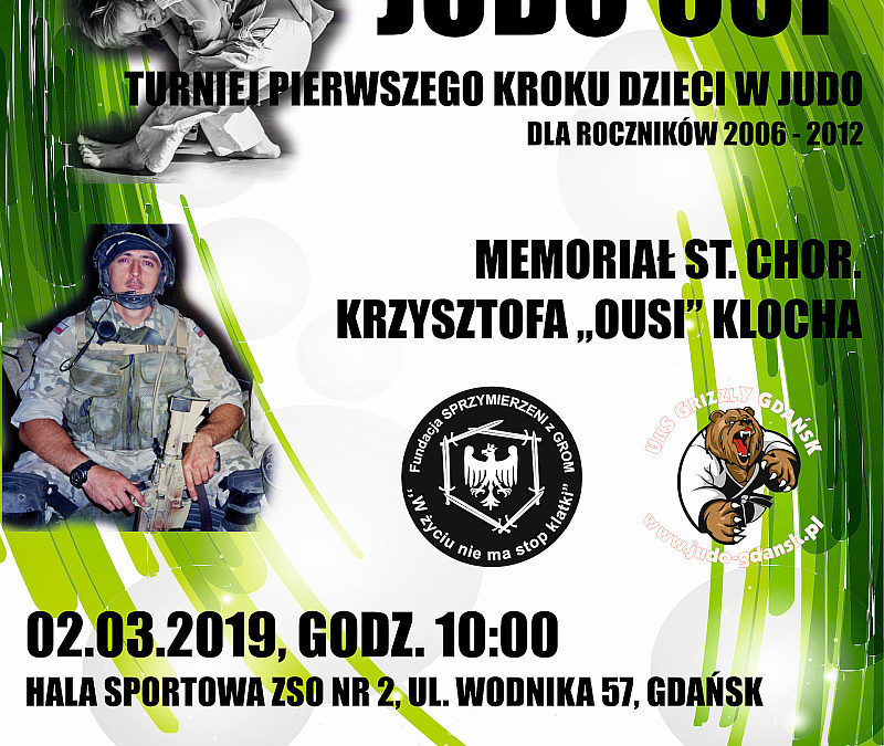 [Zawody] VIII GRIZZLY JUDO CUP, Memoriał st. chor. Krzysztofa Ousi Klocha [02.03.2019]