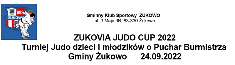[Zawody] ŻUKOVIA JUDO CUP 2022 [24.09.2022]