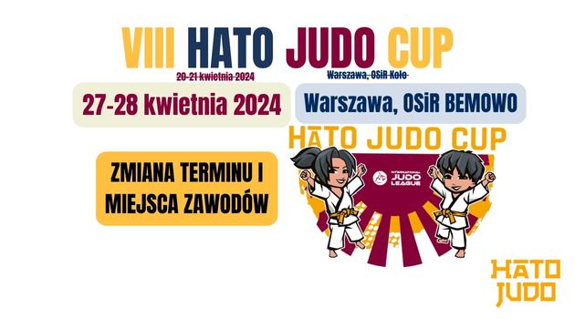 [Zawody] VIII Hato Judo Cup [Warszawa, 27.04.2024]