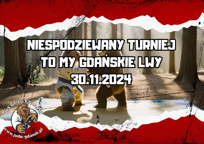 [Zawody] „TO MY GDAŃSKIE LWY” TURNIEJ DZIECI W JUDO [GDAŃSK, 30.11.2024]