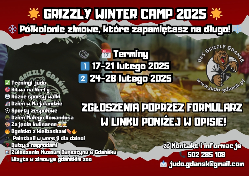 🌟 GRIZZLY WINTER CAMP 2025 🌟