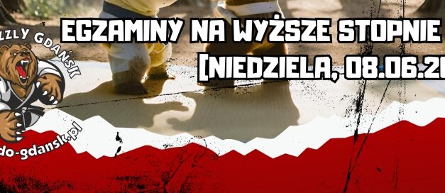 ZAPISY EGZAMINY NA WYŻSZE STOPNIE KYU [niedziela, 08.06.2025]